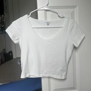 Brandy melville white lucia top